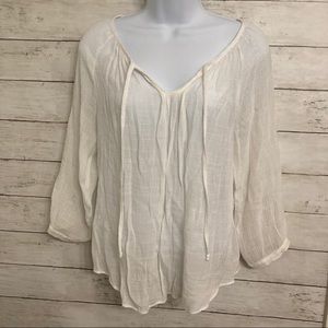 ⭐️ white boho top